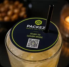 Tabletop advertising example 3