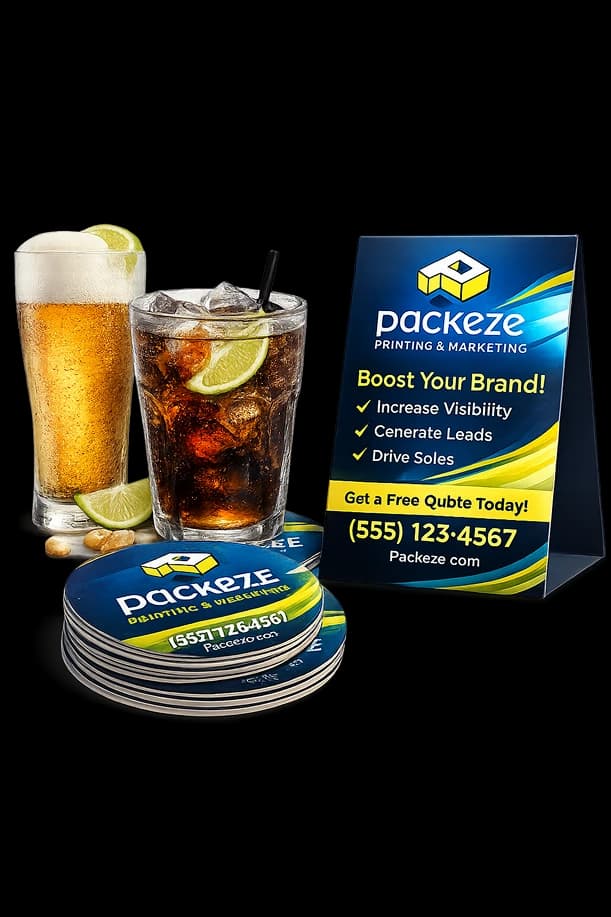 Your brand on every table.