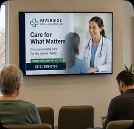 Streaming TV ad example