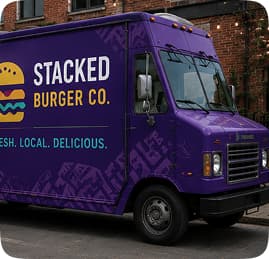 Commercial vehicle wrap example 2
