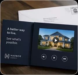 Direct mail video campaign