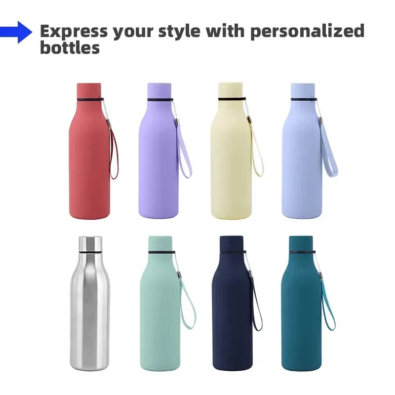 19oz Stainless Steel Sports Water Bottle