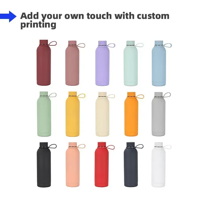 17oz Stainless Steel Sports Water Bottle